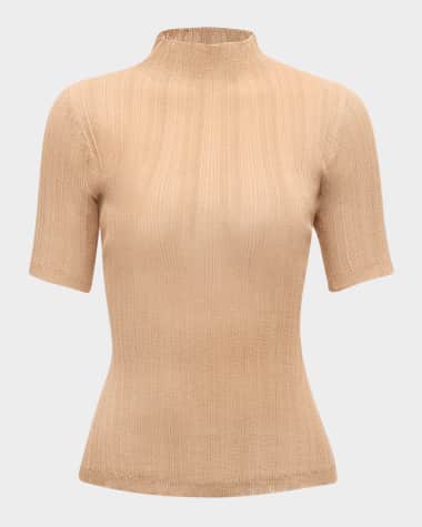 SER.O.YA Abigail Rib-Knit Top