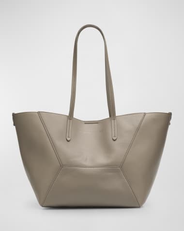 Brunello Cucinelli BC Duo Small Geometric Leather Tote Bag