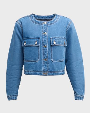 Veronica Beard Brandy Tailored Denim Jacket