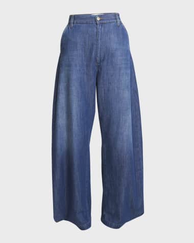 Loewe Balloon-Leg Denim Pants