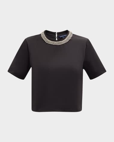 Veronica Beard Sebastian Embellished Tee
