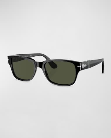 Persol Men's 0PO3288S Acetate Rectangle Sunglasses