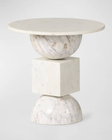 Four Hands Neda Marble End Table