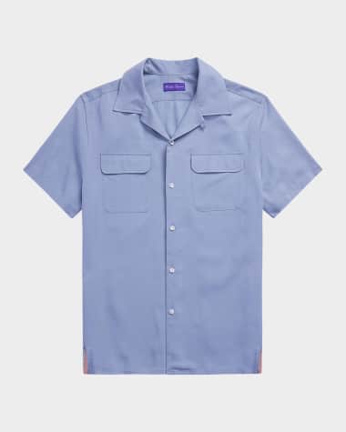 Ralph Lauren Purple Label Men's Archer Twill Camp Shirt