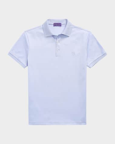 Ralph Lauren Purple Label Men's Custom Slim Fit Piqué Polo Shirt