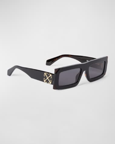 Off-White Men's Laurel Acetate Rectangle Sunglasses