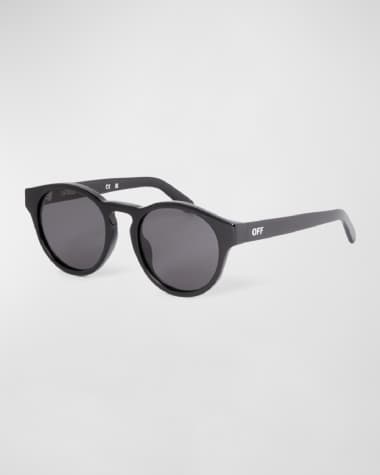 Off-White Men's Oakland Acetate Round Sunglasses