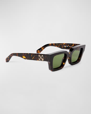 Off-White Men's Virgil Acetate Square Sunglasses