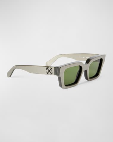 Off-White Men's Virgil Acetate Square Sunglasses