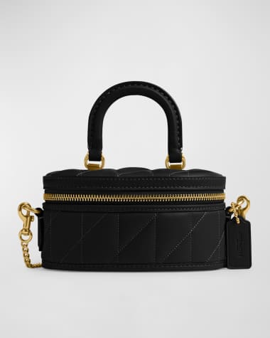 Coach Trail Quilted Pillow Leather Crossbody Bag