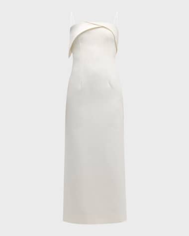 E.Stott Marcia Strapless Column Maxi Dress