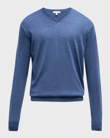 Peter Millar Men's Autumn Crest V-Neck Sweater