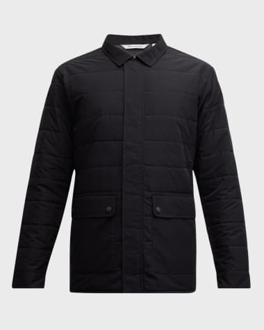 Peter Millar Men's Mercer Concealed-Zip Quilted Jacket