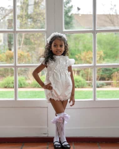 Girls size 7 white dress best sale