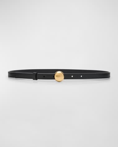 Loewe Smooth Leather Skinny Belt