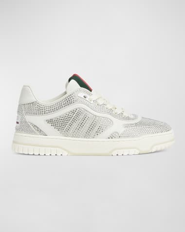Gucci Crystal Web Low-Top Sneakers