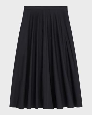 Theory Full-Circle Midi Skirt