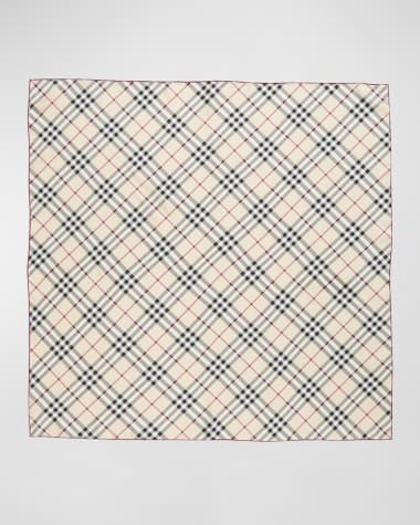 Burberry Check Silk Square Scarf