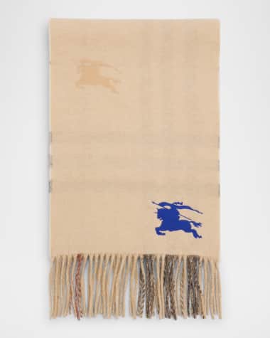 Burberry Giant Check Cashmere Scarf