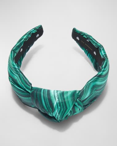 Lele Sadoughi Knotted Print Headband