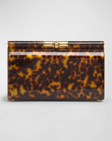 Dolce&Gabbana Marlene Plexiglass Clutch Bag
