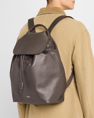 Neiman Marcus grey leather backpack Bottega Veneta Men main image 3