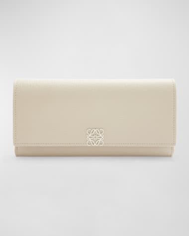 Loewe Anagram Flap Leather Continental Wallet