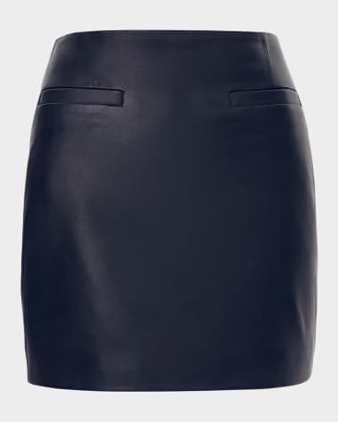 LaMarque Rowan Leather Mini Pencil Skirt