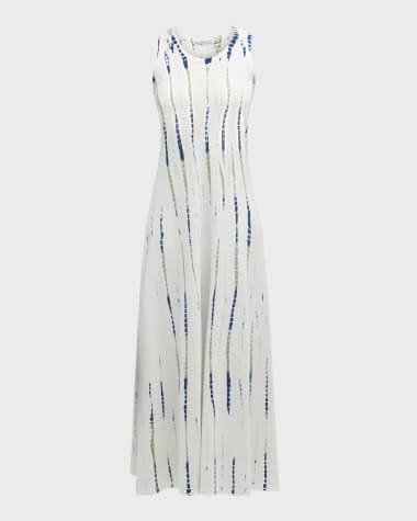 Proenza Schouler White Label Davi Tie-Dye Jersey Midi Dress