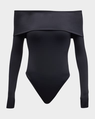 Alice + Olivia Elia Off-Shoulder Bodysuit