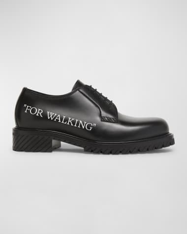 Off-White Men's For Walking Leather Derby Loafers