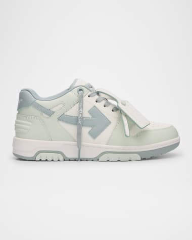 Off-White Men's Out Of Office Leather Low-Top Sneakers