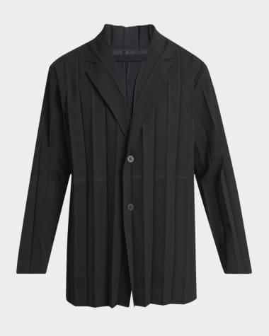 Homme Plisse Issey Miyake Men's Edge Pleated Sport Coat