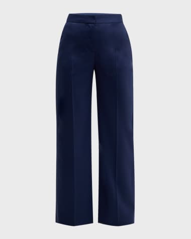 ARGENT Wide-Leg Seasonless Wool Trousers