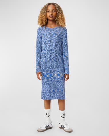 Molo Girl's Camille Viscose Dress, Size 5-6