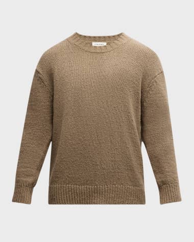 FRAME Men's Ribbed Crew Sweater