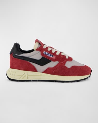 AUTRY Men's Reelwind Low-Top Leather Trainer Sneakers