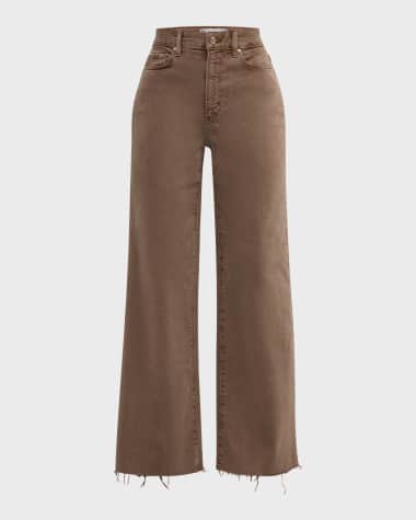 PAIGE Anessa Raw Hem Jeans