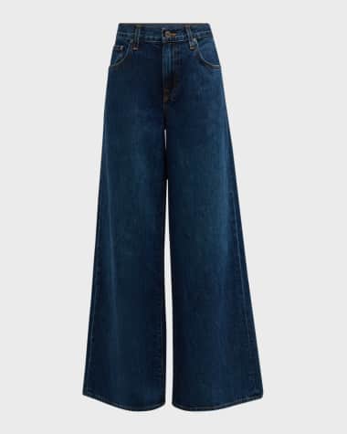 TWP Tiny Dancer Wide-Leg Denim Jeans