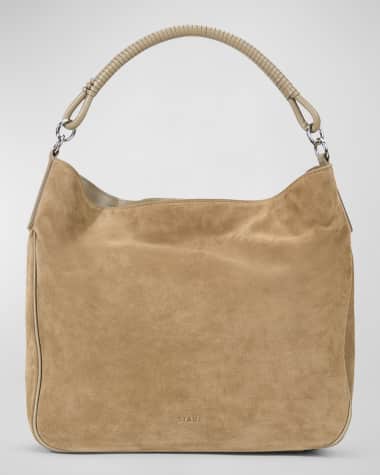 STAUD Perry Suede Hobo Bag