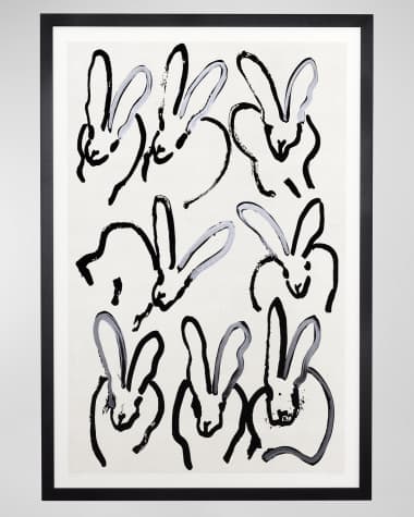 Hunt Slonem "Day Party" Limited Edition Hand-Embellished Print