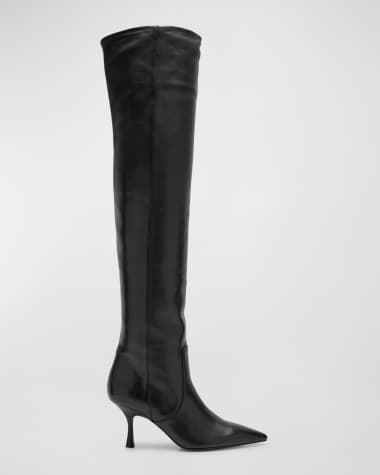 Stuart Weitzman Naomi Leather Over-The-Knee Boots