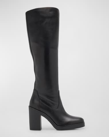 Stuart Weitzman Bethenny Leather Knee Boots