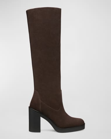 Stuart Weitzman Bethenny Suede Knee Boots