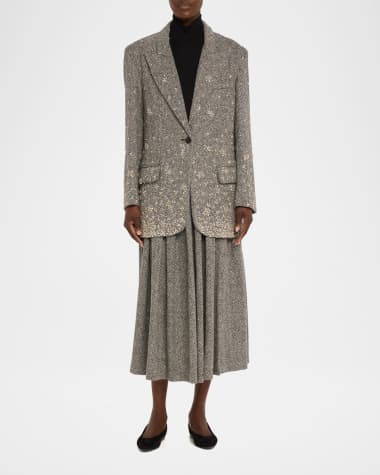 V-Neck Hardware One-Piece Swimsuit