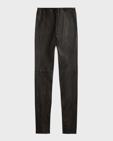 Polo Ralph Lauren The Lambskin Side-Zip Pants