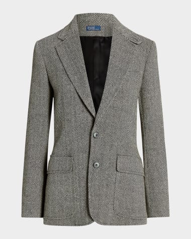 Polo Ralph Lauren Herringbone Linen-Blend Blazer