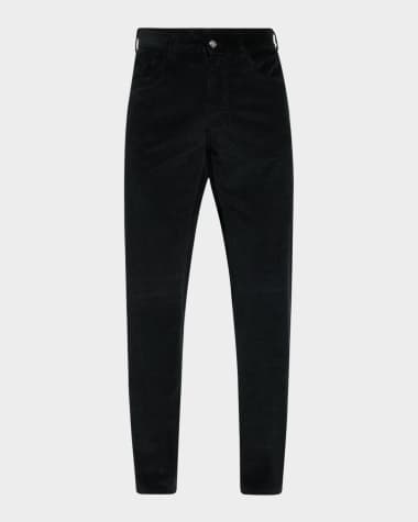 Canali Men's Soft-Touch Corduroy 5-Pocket Pants