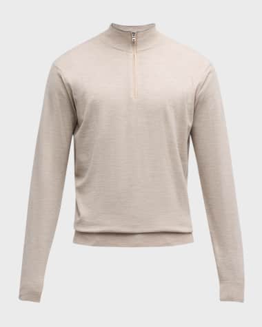 Peter Millar Men's Excursionist Flex Quarter-Zip Sweater