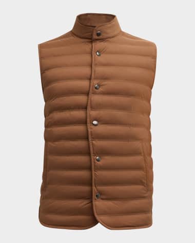 Peter Millar Men's Regent Nylon Quilted Vest